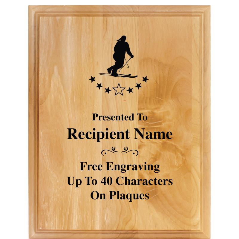 7"X9" ALDER WOOD PLAQUE