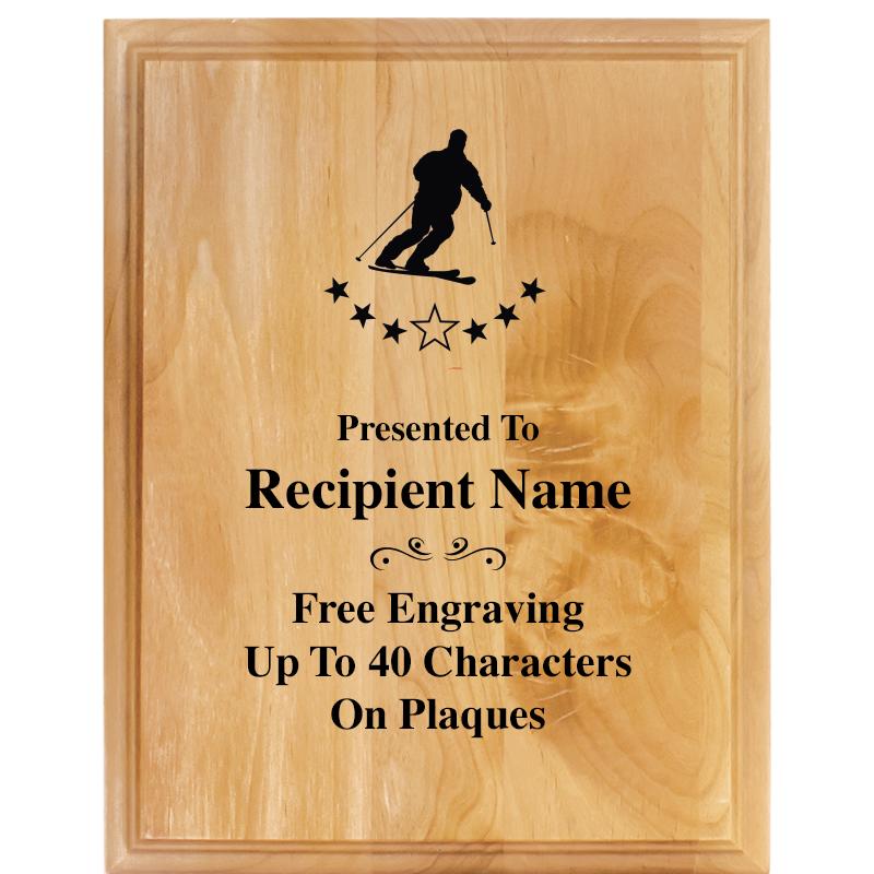 7"X9" ALDER WOOD PLAQUE