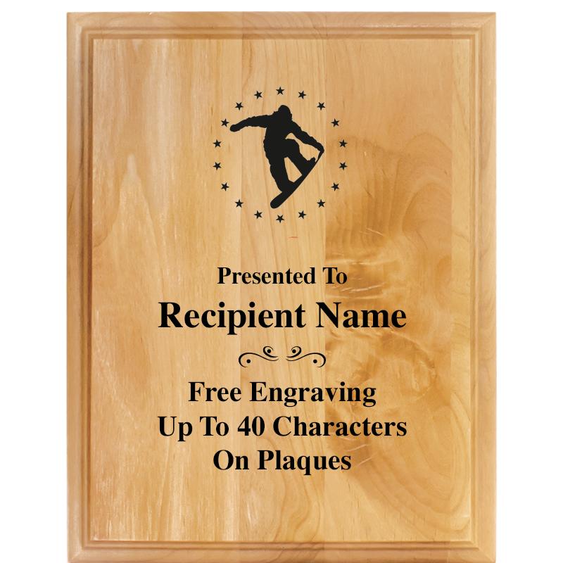 7"X9" ALDER WOOD PLAQUE