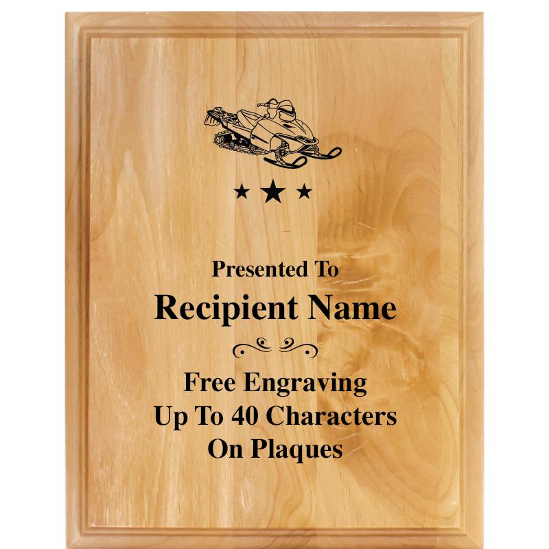 7"X9" ALDER WOOD PLAQUE