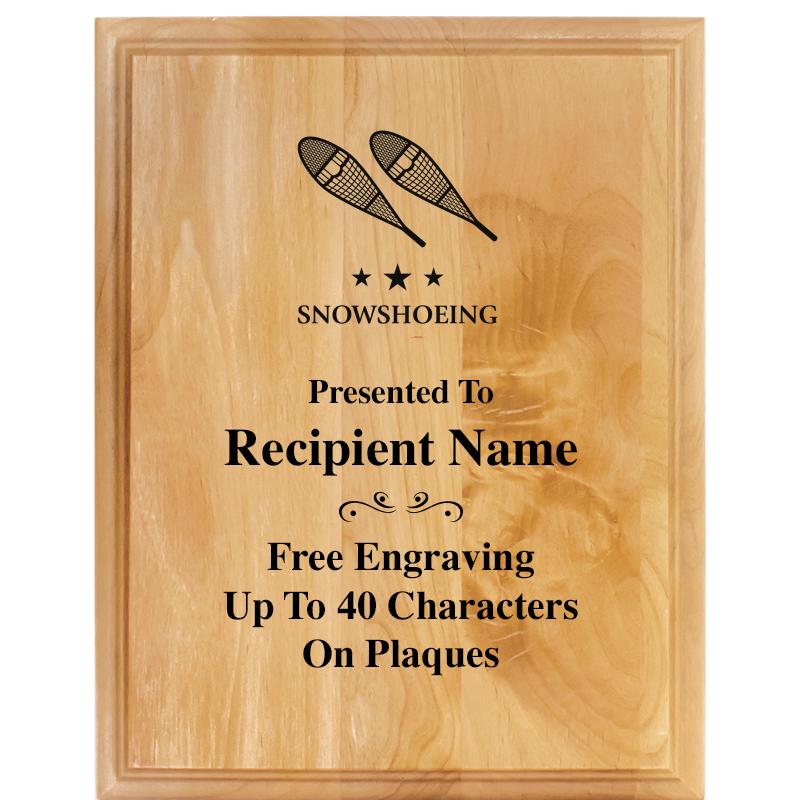 7"X9" ALDER WOOD PLAQUE