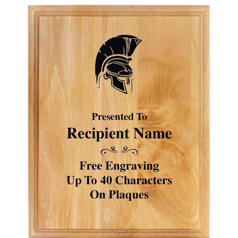 7"X9" ALDER WOOD PLAQUE