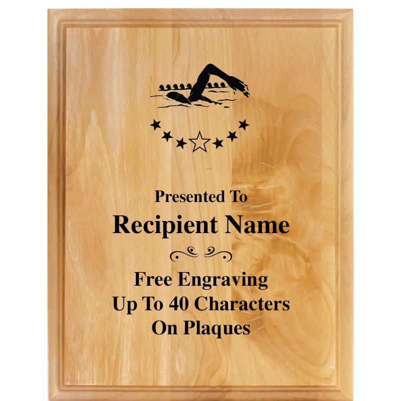 7"X9" ALDER WOOD PLAQUE