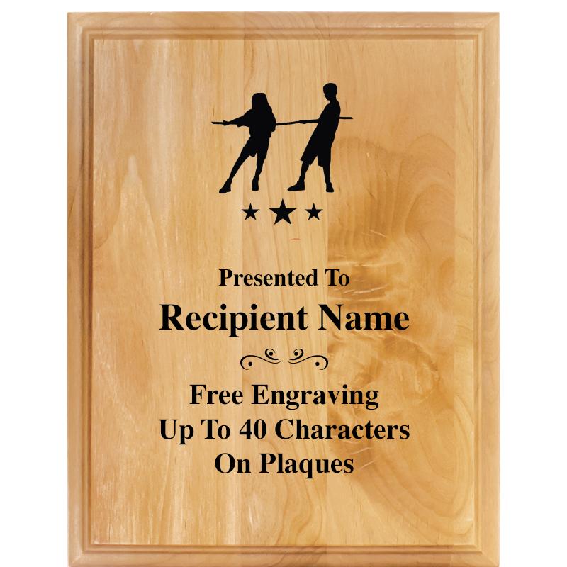 7"X9" ALDER WOOD PLAQUE