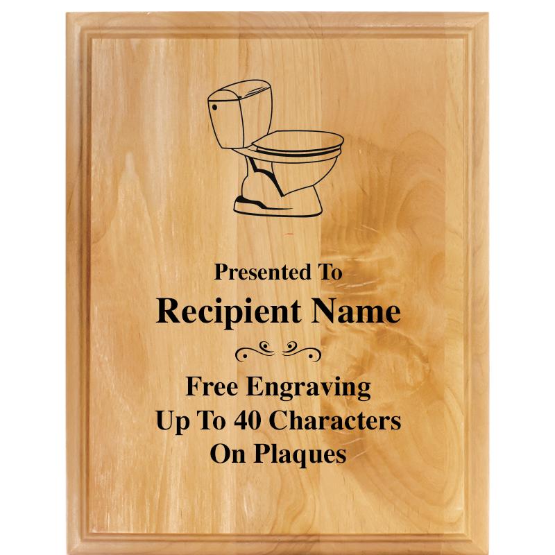 7"X9" ALDER WOOD PLAQUE