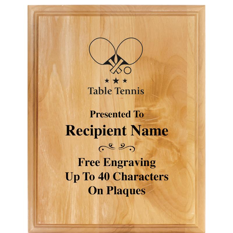 7"X9" ALDER WOOD PLAQUE