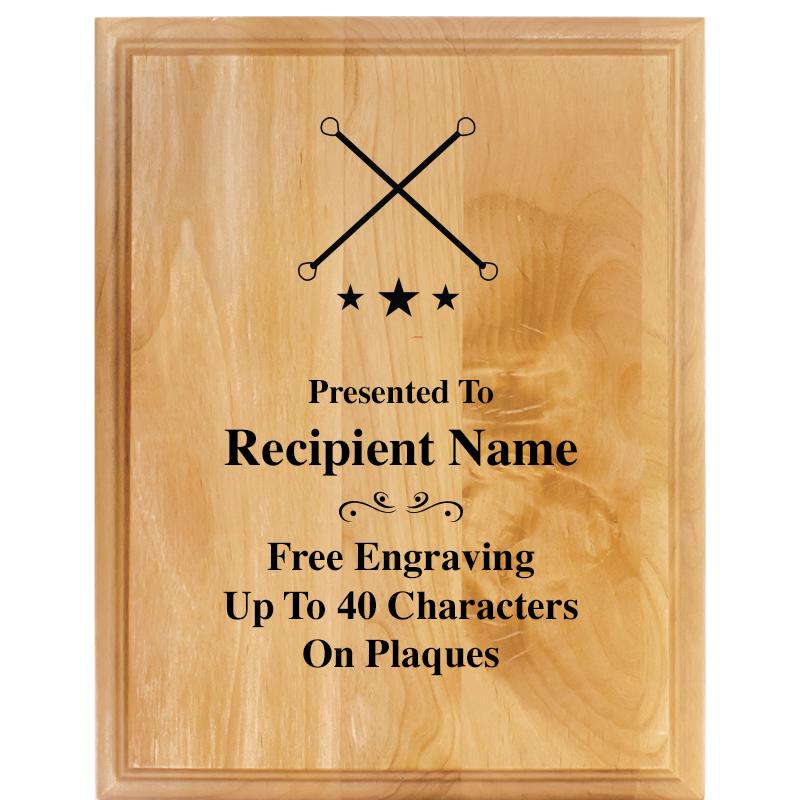 7"X9" ALDER WOOD PLAQUE