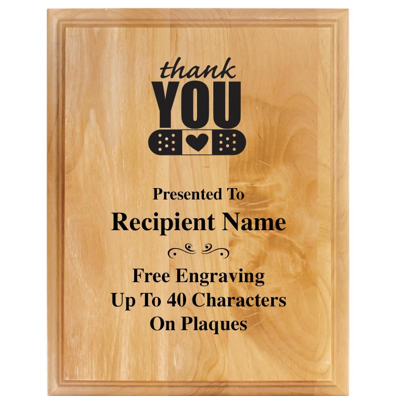 7"X9" ALDER WOOD PLAQUE