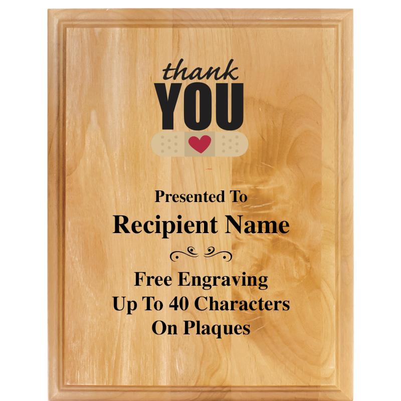 7"X9" ALDER WOOD PLAQUE