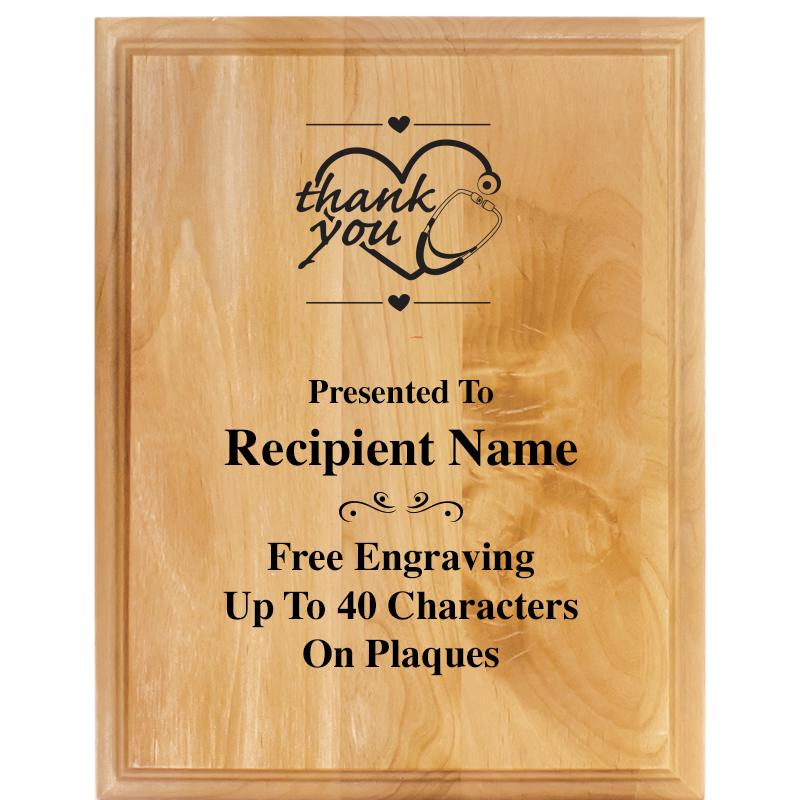 7"X9" ALDER WOOD PLAQUE