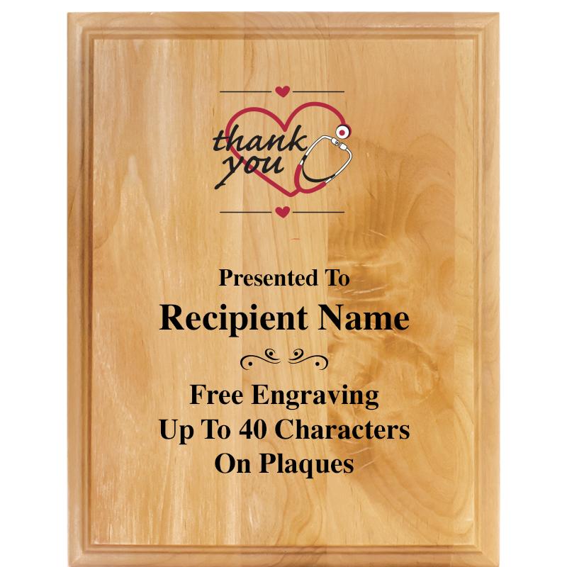 7"X9" ALDER WOOD PLAQUE