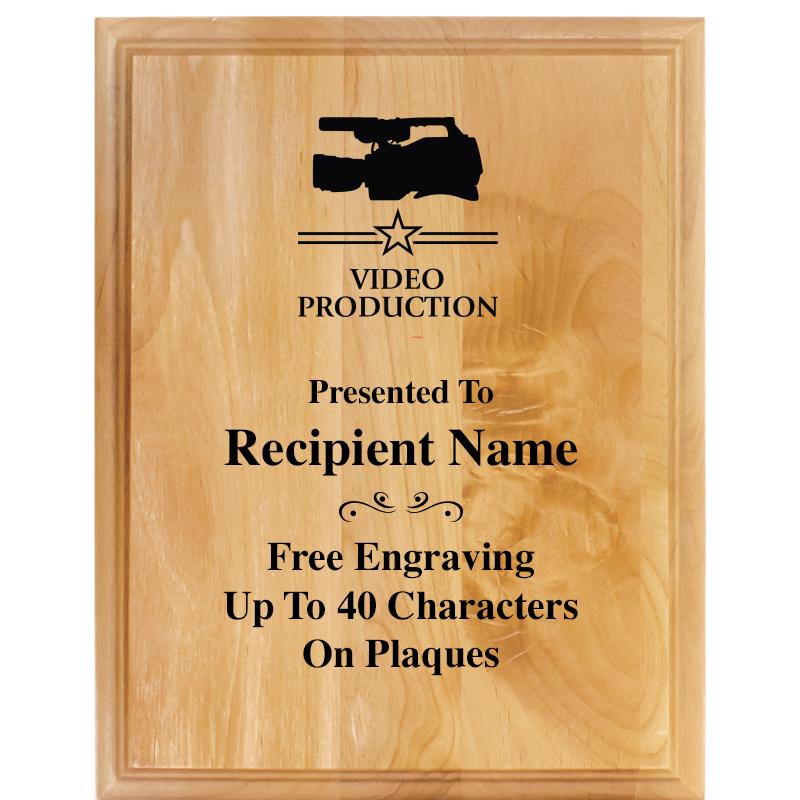 7"X9" ALDER WOOD PLAQUE