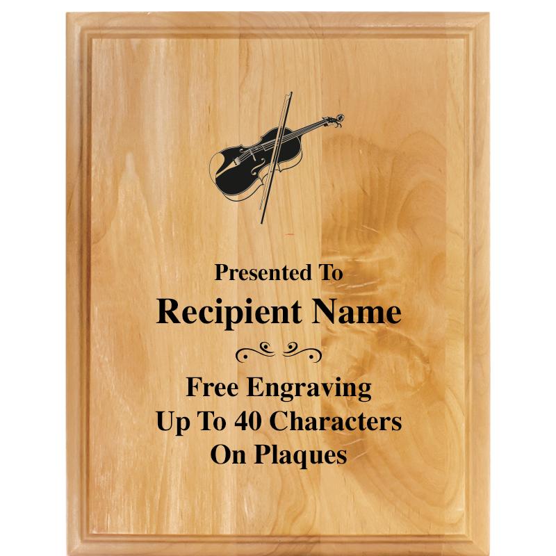 7"X9" ALDER WOOD PLAQUE