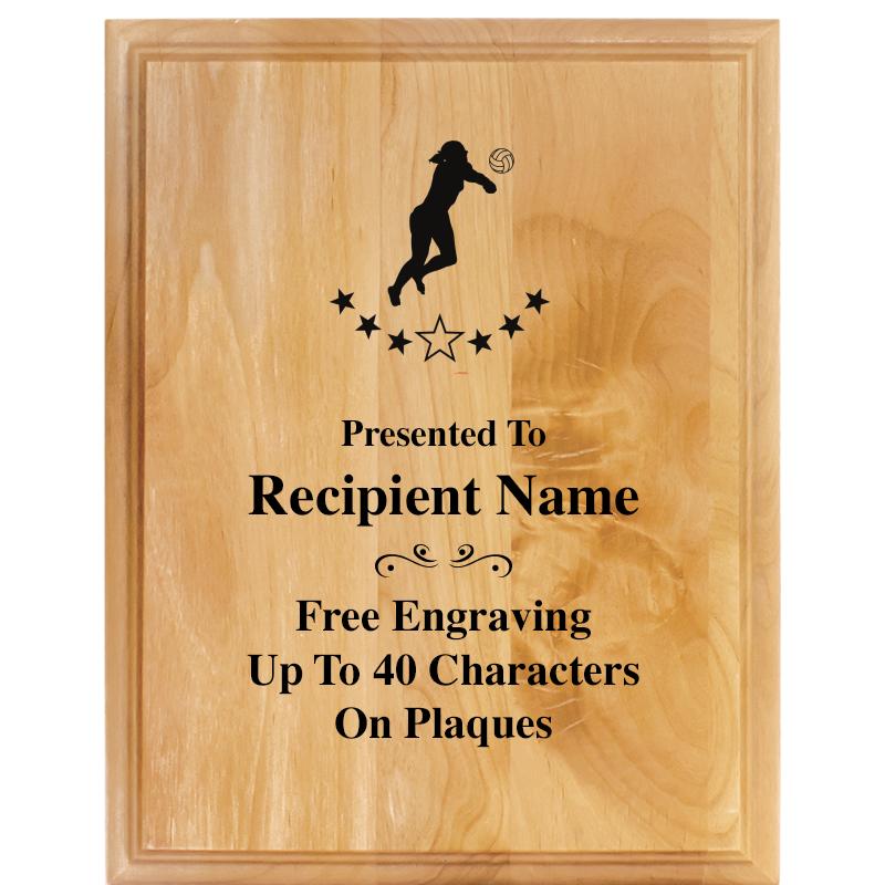 7"X9" ALDER WOOD PLAQUE