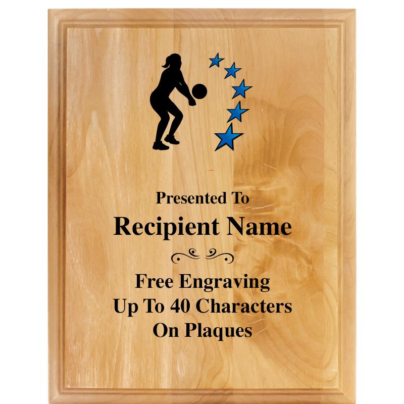 7"X9" ALDER WOOD PLAQUE