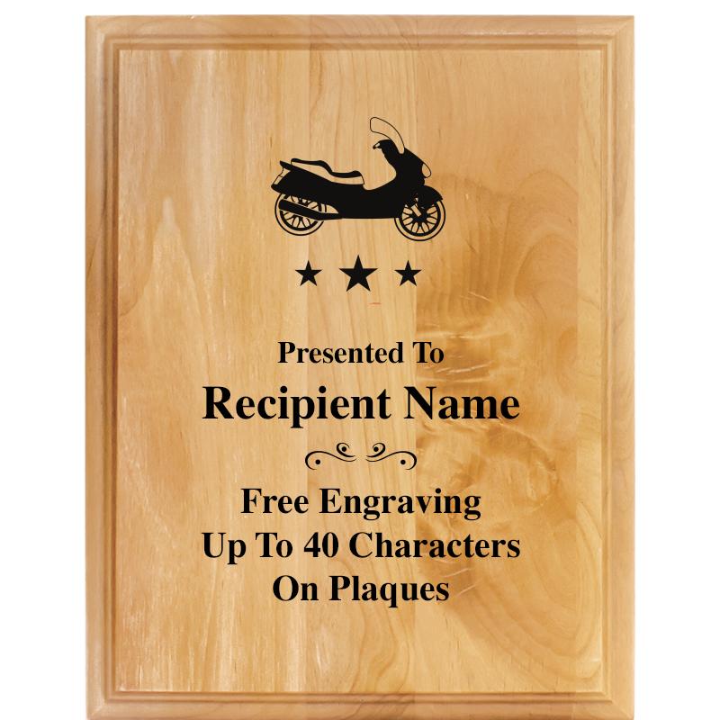 7"X9" ALDER WOOD PLAQUE