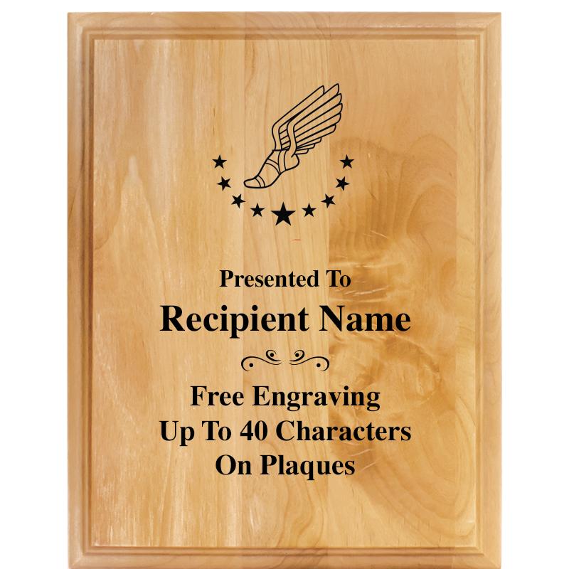 7"X9" ALDER WOOD PLAQUE