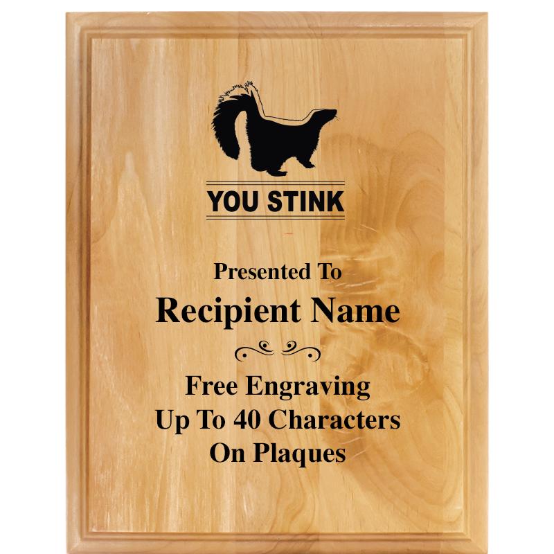 7"X9" ALDER WOOD PLAQUE