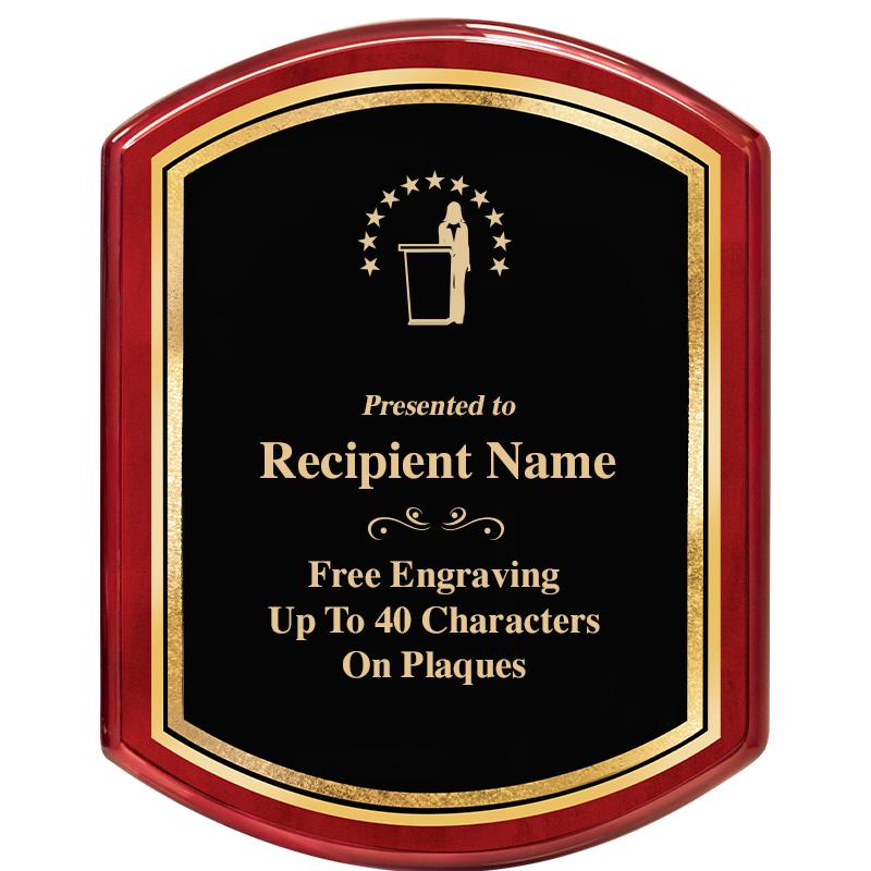 10.5X13.5 REGAL RNDED RSWD PLQ