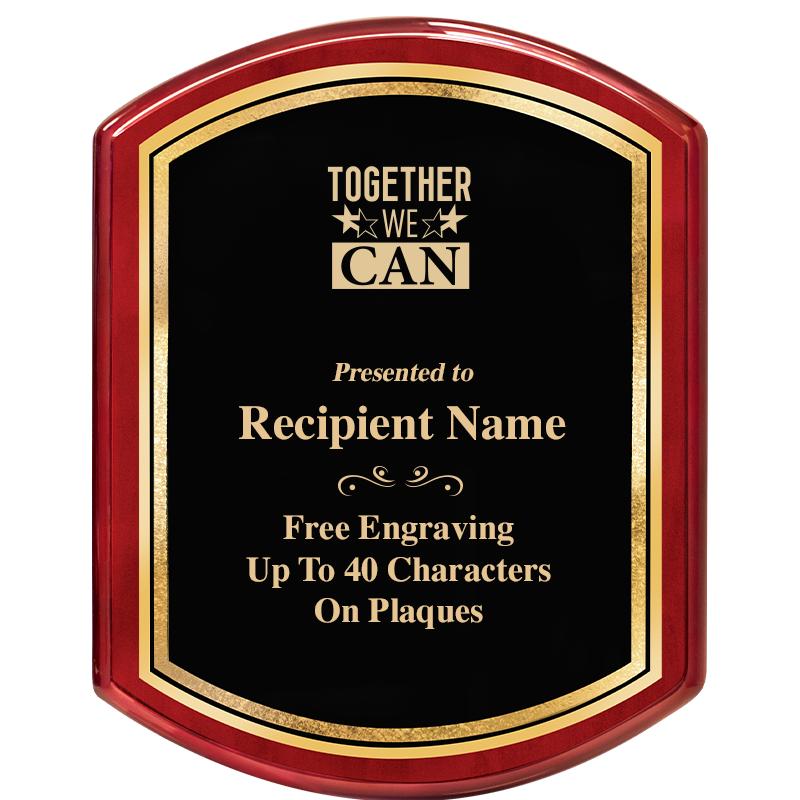 10.5X13.5 REGAL RNDED RSWD PLQ