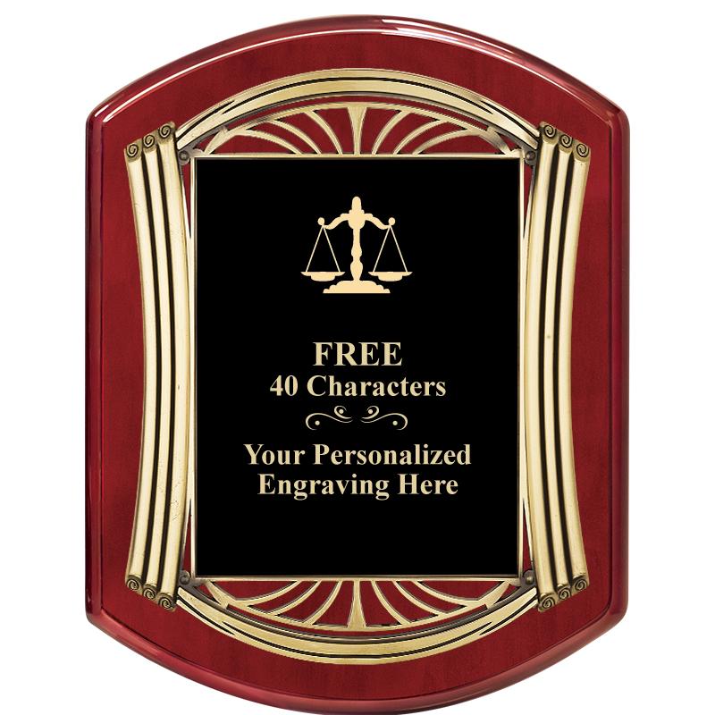 10.5X13.5 ROMAN RD RSWD W GLD