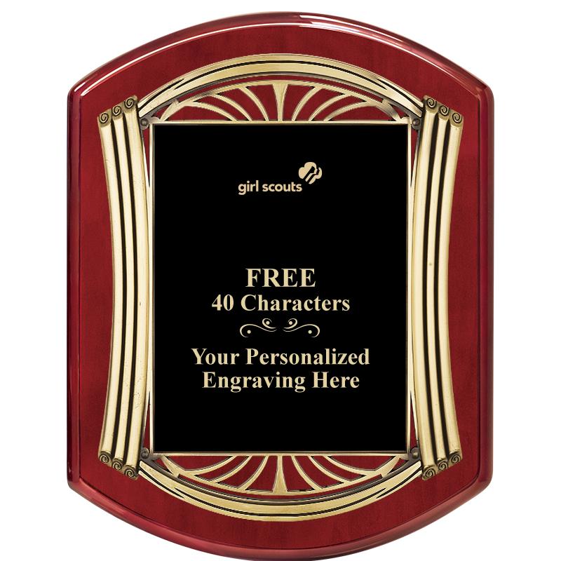 10.5X13.5 ROMAN RD RSWD W GLD