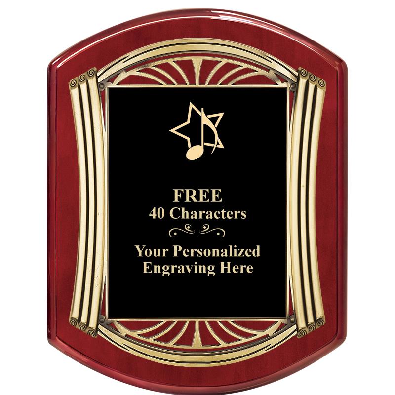 10.5X13.5 ROMAN RD RSWD W GLD