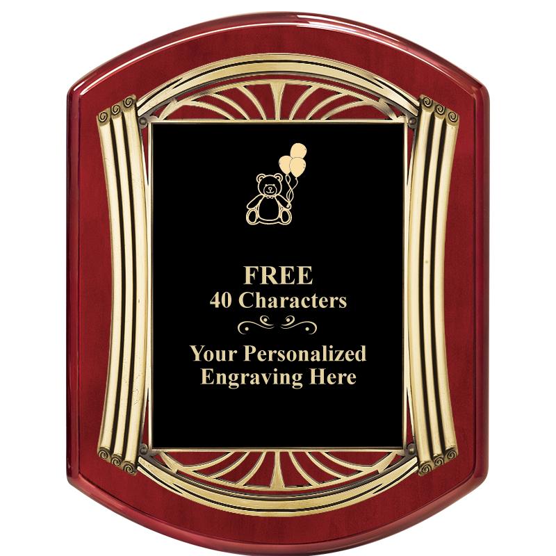 10.5X13.5 ROMAN RD RSWD W GLD