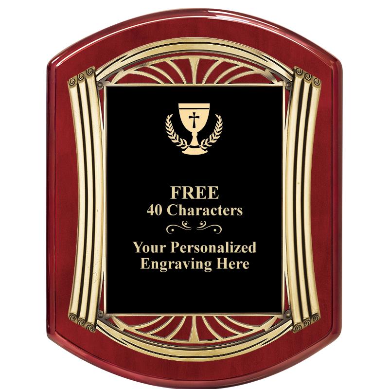 10.5X13.5 ROMAN RD RSWD W GLD