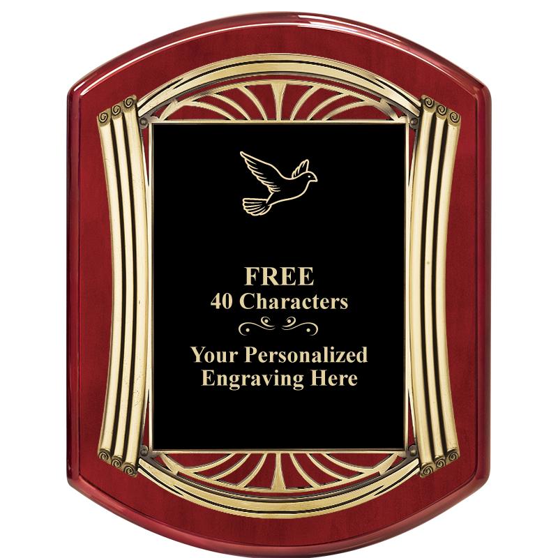 10.5X13.5 ROMAN RD RSWD W GLD