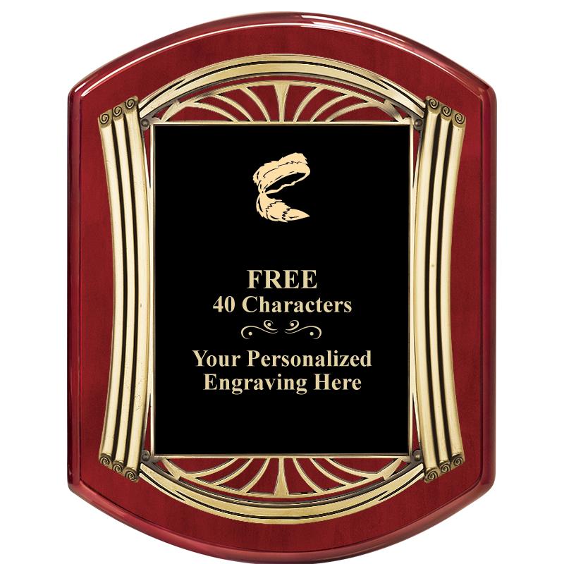 10.5X13.5 ROMAN RD RSWD W GLD