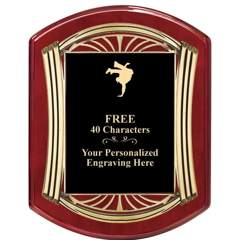 10.5X13.5 ROMAN RD RSWD W GLD