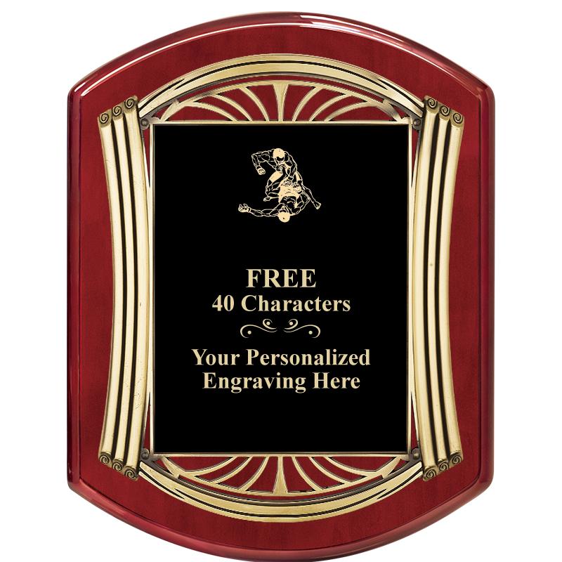 10.5X13.5 ROMAN RD RSWD W GLD