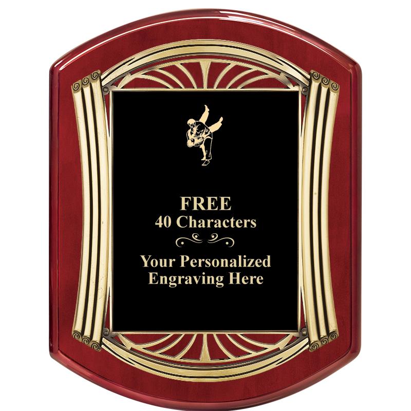 10.5X13.5 ROMAN RD RSWD W GLD