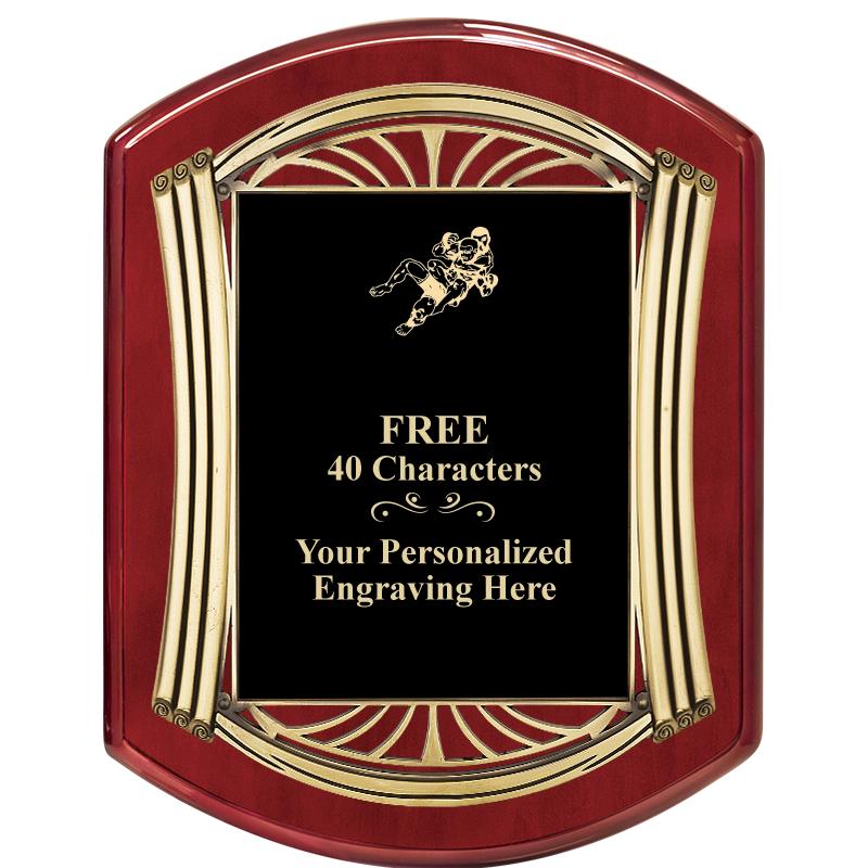 10.5X13.5 ROMAN RD RSWD W GLD