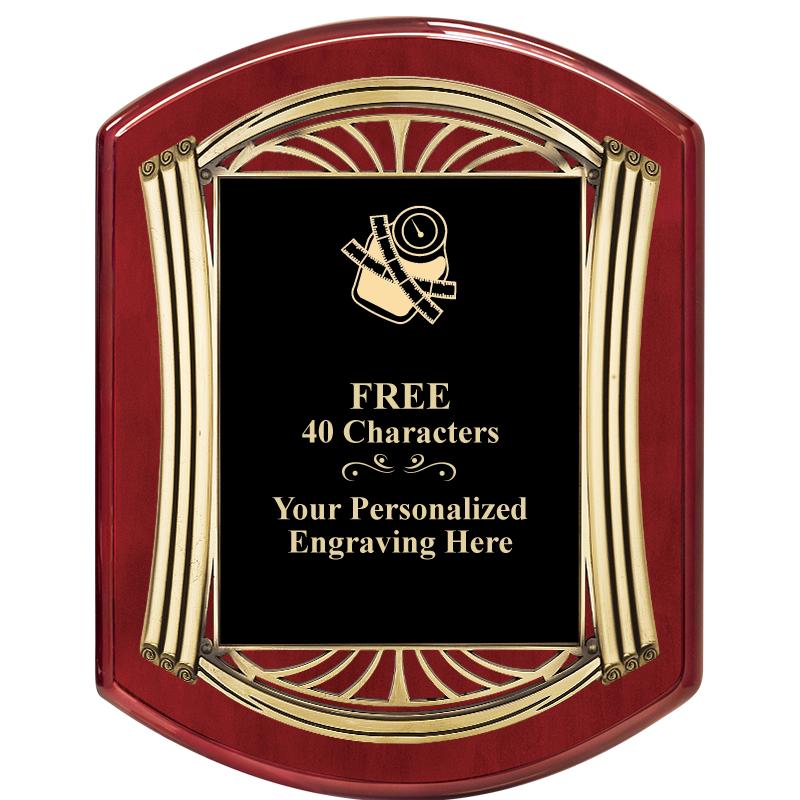 10.5X13.5 ROMAN RD RSWD W GLD