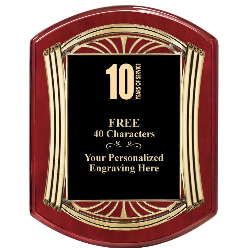 10.5X13.5 ROMAN RD RSWD W GLD