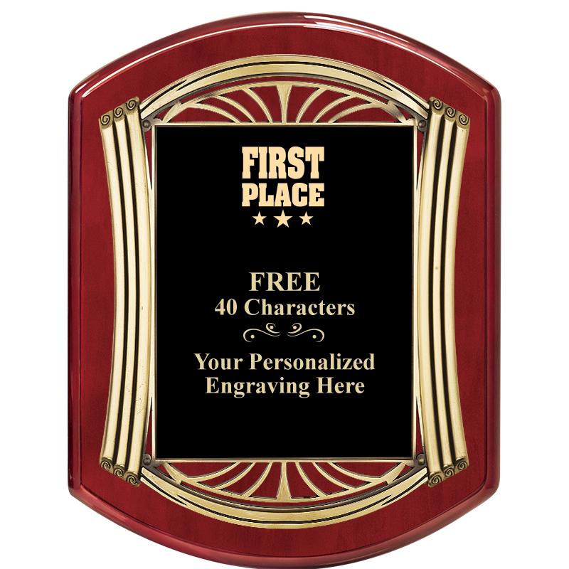 10.5X13.5 ROMAN RD RSWD W GLD