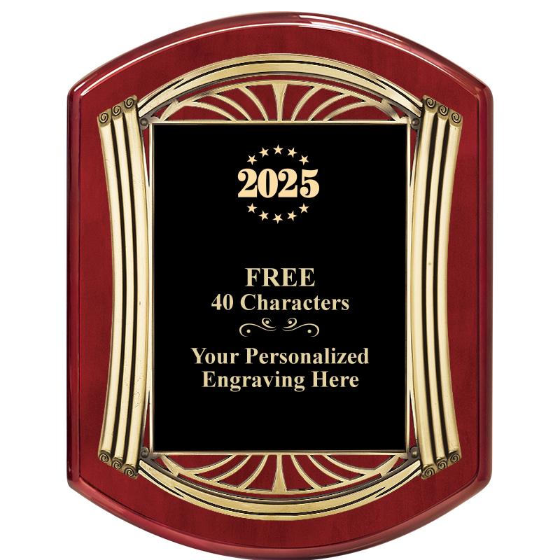 10.5X13.5 ROMAN RD RSWD W GLD