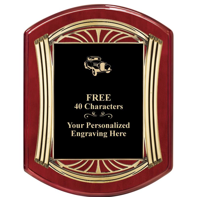 10.5X13.5 ROMAN RD RSWD W GLD