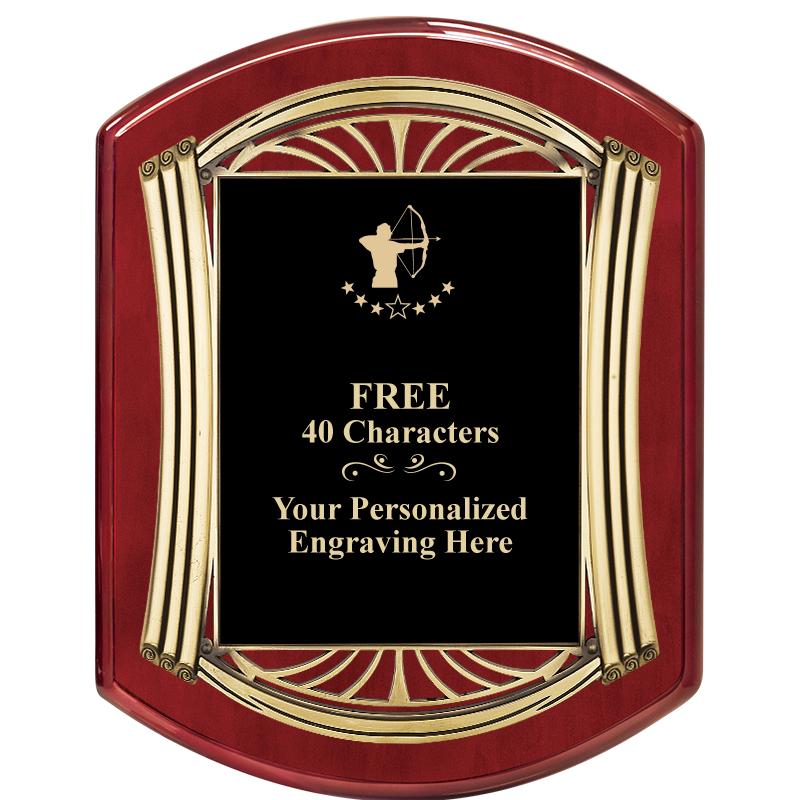 10.5X13.5 ROMAN RD RSWD W GLD