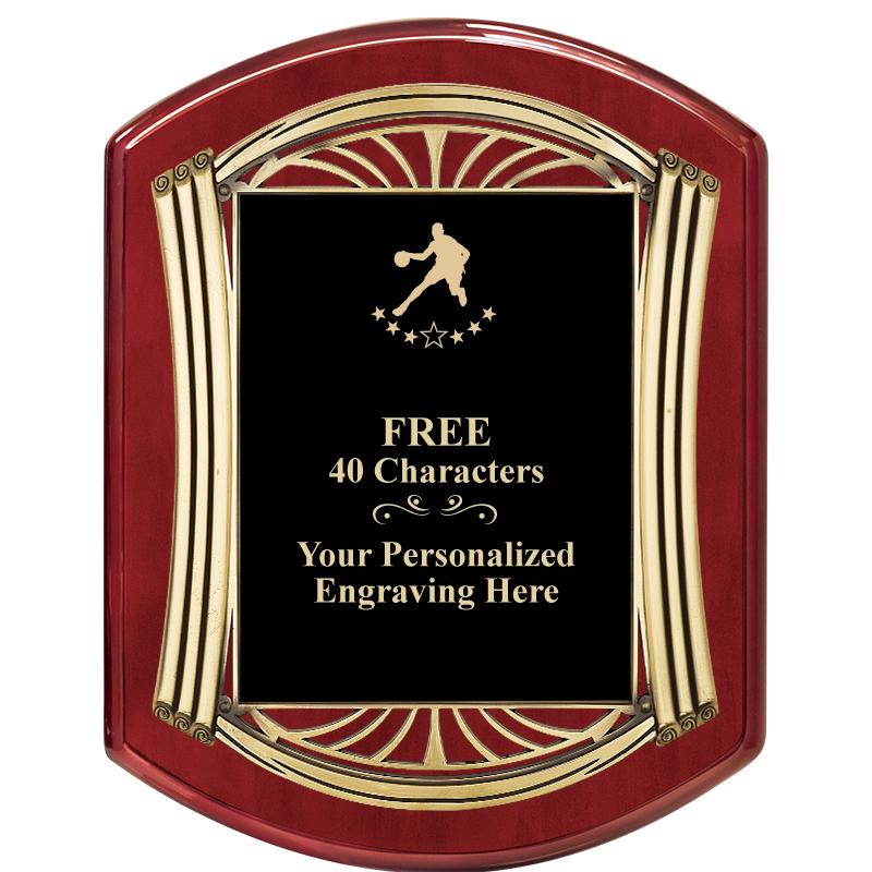 10.5X13.5 ROMAN RD RSWD W GLD