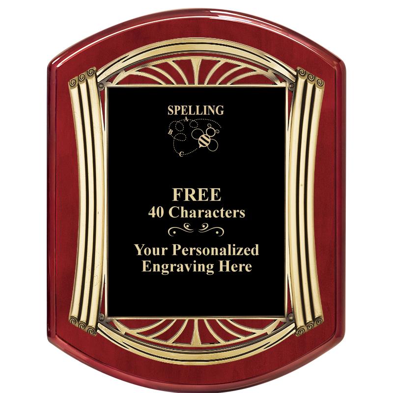 10.5X13.5 ROMAN RD RSWD W GLD