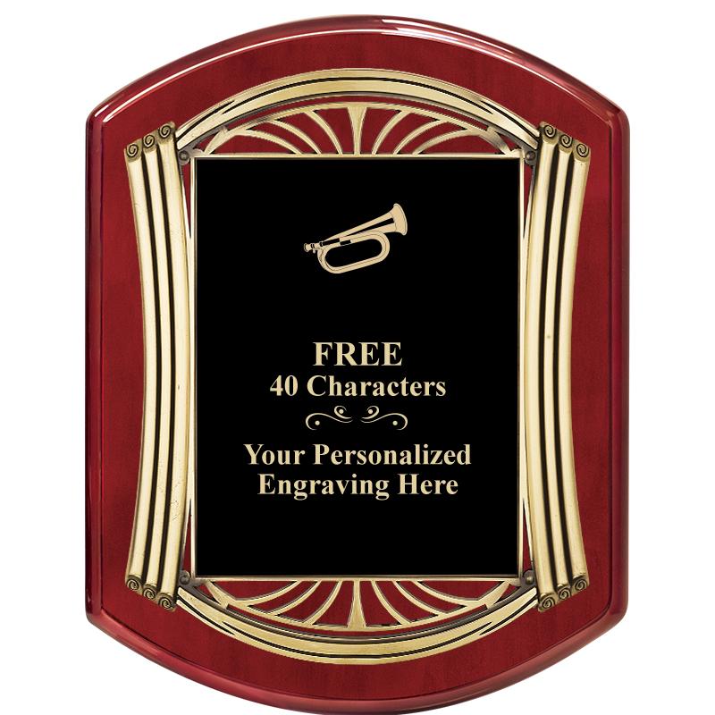 10.5X13.5 ROMAN RD RSWD W GLD