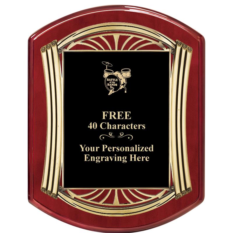 10.5X13.5 ROMAN RD RSWD W GLD