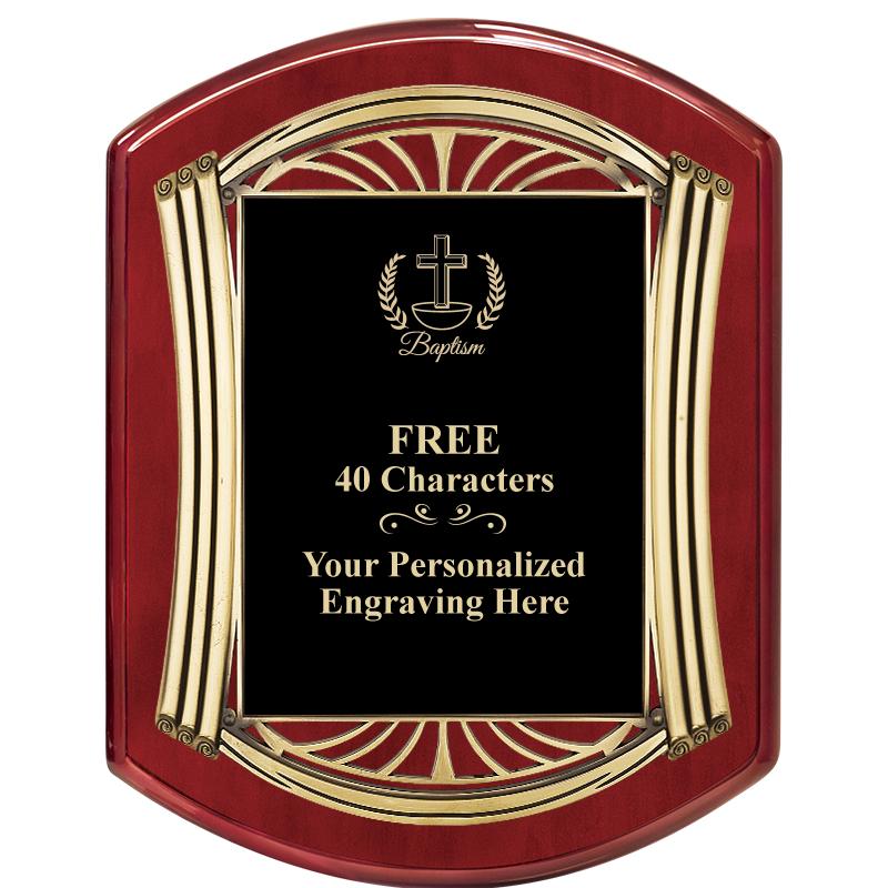 10.5X13.5 ROMAN RD RSWD W GLD