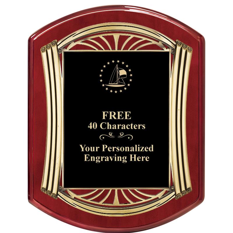 10.5X13.5 ROMAN RD RSWD W GLD