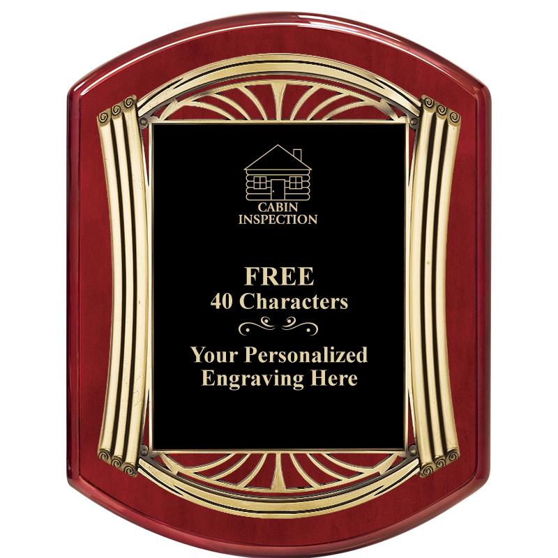 10.5X13.5 ROMAN RD RSWD W GLD