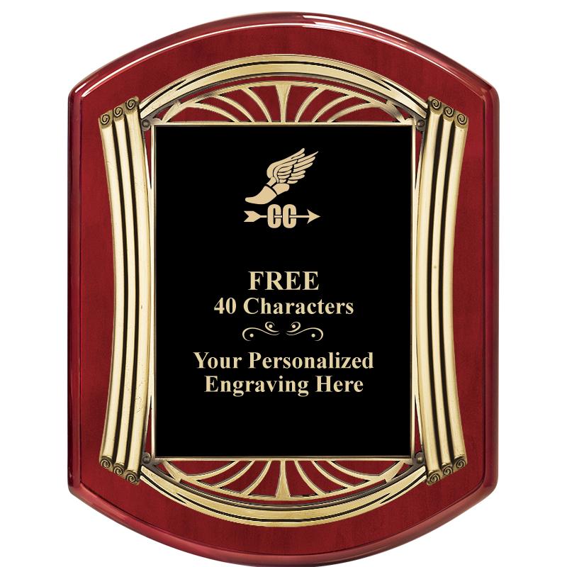 10.5X13.5 ROMAN RD RSWD W GLD