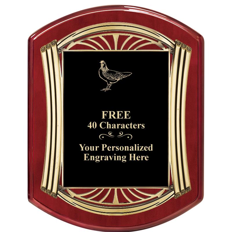 10.5X13.5 ROMAN RD RSWD W GLD